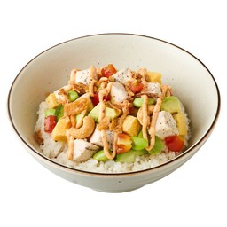 ข้าวหน้าลาบ อกไก่