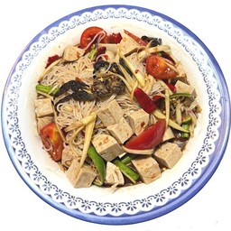 ตำซั่วปูปลาร้า หมูยอ