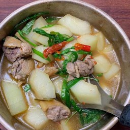 แกงอ่อมไก่ใส่ฝัก