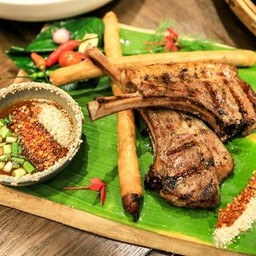 Nam Tok Grilled Lamb น้ำตกแกะย่าง