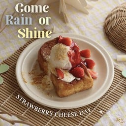 Strawberry cheese day