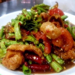 ตำถั่วแคปหมู