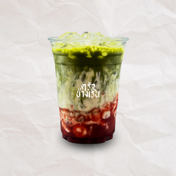 มัทฉะสตอเบอรี่ลาเต้Strawberry Matcha Latte