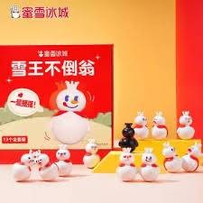 ตุ๊กตาล้มลุก 蜜雪 mixue สุดน่ารัก ลุ้นจุ่มๆ กันค่าา