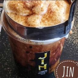 กาแฟ ไข่มุกลาวา พ่นไฟ