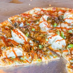 Crab Shu Mai Pizza 蟹黄烧卖披萨 ขนมจีบปู