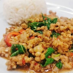 โปร ข้าวกะเพราหมูสับ+ไข่ดาว