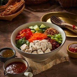 ข้าวยำมันกุ้งเสวย