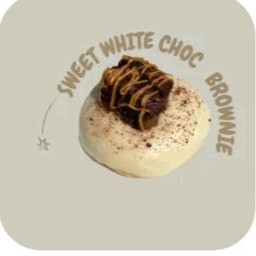 Sweet white Choc Brownie