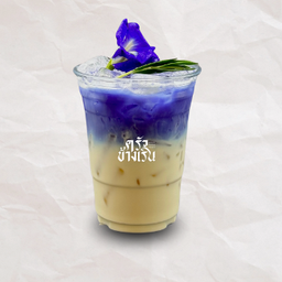 นมสด อัญชันมะพร้าวCoconut Butterly Pea milk