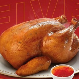 ไก่ย่างสูตรต้นตำรับ 1 ตัว.