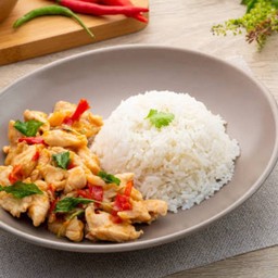 ข้าวกระเพราไก่