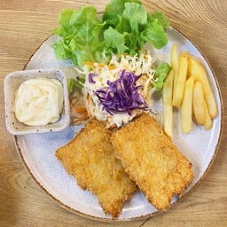 สเต็กปลาทอดฟิชแอนชิพ