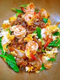 ผัดซีอิ้วกุ้ง
