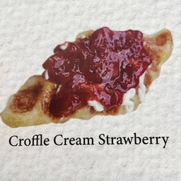 Croffle Cream Strawberry