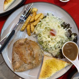 สเต็กไก่พริกไทดำ