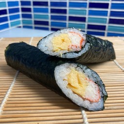 มากิโรลสาหร่ายปูอัด+ไข่หวาน