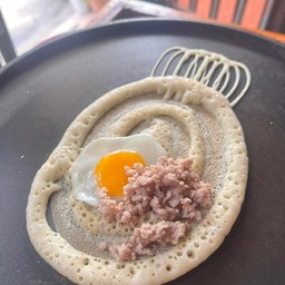 ไข่+หมูสับ (2 ชิ้น)