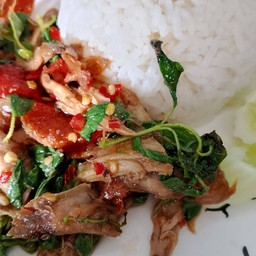 ข้าวหน้ากะเพราเป็ด