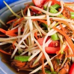 ตำปูปลาร้าใส่หอยดอง