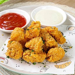 ไก่ทอดสไปซี่ ซอสซาวครีม