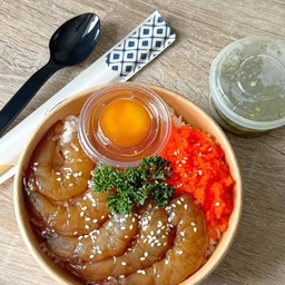 ข้าวหน้ากุ้งดอง