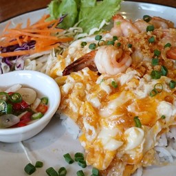 ข้าวไข่ยั่วกุ้ง