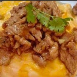 ข้าวไข่ข้นหมูหวาน