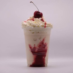 White Malt Strawberry Frappe