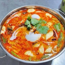 Spicy Shrimp Soup with Young Coconut