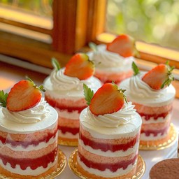 Pink Strawberry Milk Cake