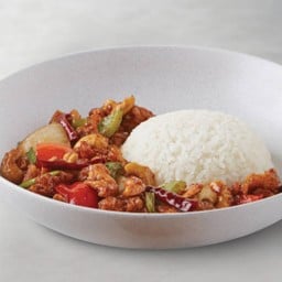 ข้าวไก่ผัดเม็ดมะม่วงหิมพานต์