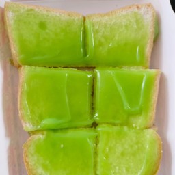 ปังแผ่น สังขยาใบเตย