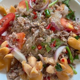 ยำวุ้นเส้นหมูสับ