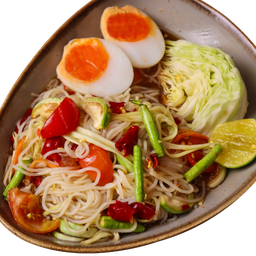 ตำซั่วไข่ต้ม