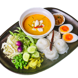 ขนมจีนน้ำยาปูเนื้อแน่น