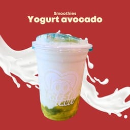 โยเกิร์ตสดปั่น + เนื้ออโวคาโ้ด้