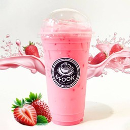 สตรอว์เบอร์รีนมสด - Fresh Strawberry Milk