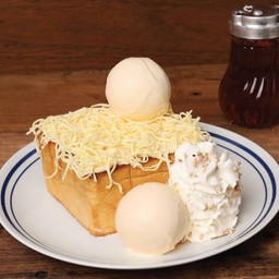 Cheddar Cheese Toast เชดดาร์ชีสโทสต์