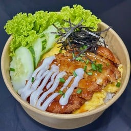 ข้าวไก่กรอบซอลเกาหลี