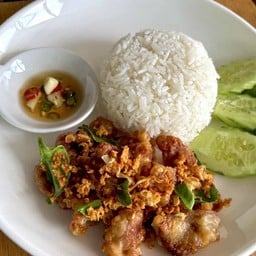 ข้าวหมูทอด