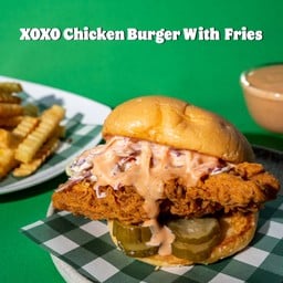 Xoxo Chicken Burger with Fries