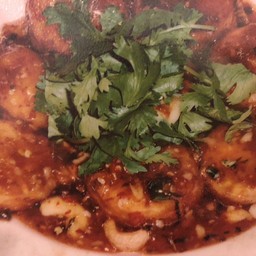 เต้าฮู้ราดพริก