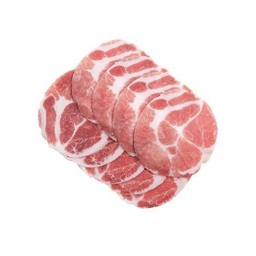 สันคอหมูสไลด์ 50g
