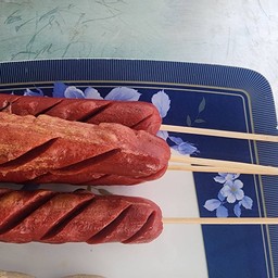 ฮอทดอกแดงทอด