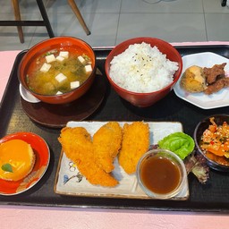 Deep Fry Salmon Bento