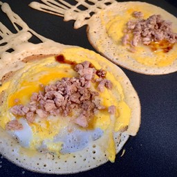 ไข่ตี+หมูสับ