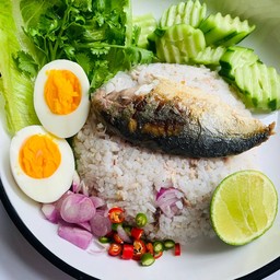 ข้าวแมว(ข้าวขยำปลาทู)