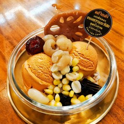 K5-ไอศกรีมชาไทย เต้าทึงน้ำลำไย