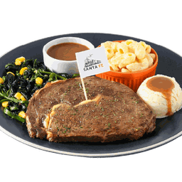 Imported Rib Eye Steak Spinach